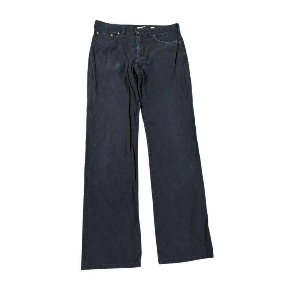 Gardeur Dark Wash Ultra Micro Cord Jeans 36" Waist